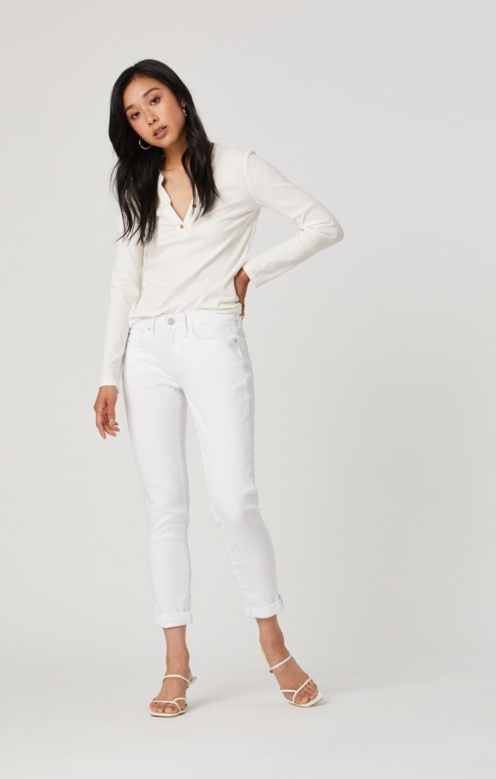 ADA BOYFRIEND IN WHITE TRIBECA - Mavi Jeans