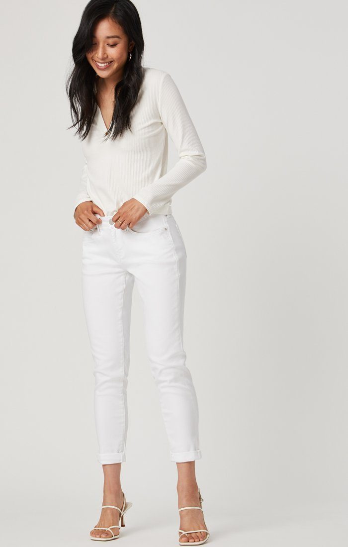 ADA BOYFRIEND IN WHITE TRIBECA - Mavi Jeans